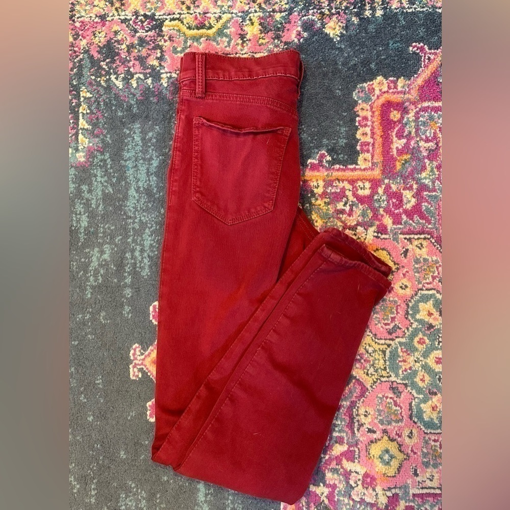 Lucky Brand • Red Brooke Legging Jean • 6 • 28 - Picture 7 of 7